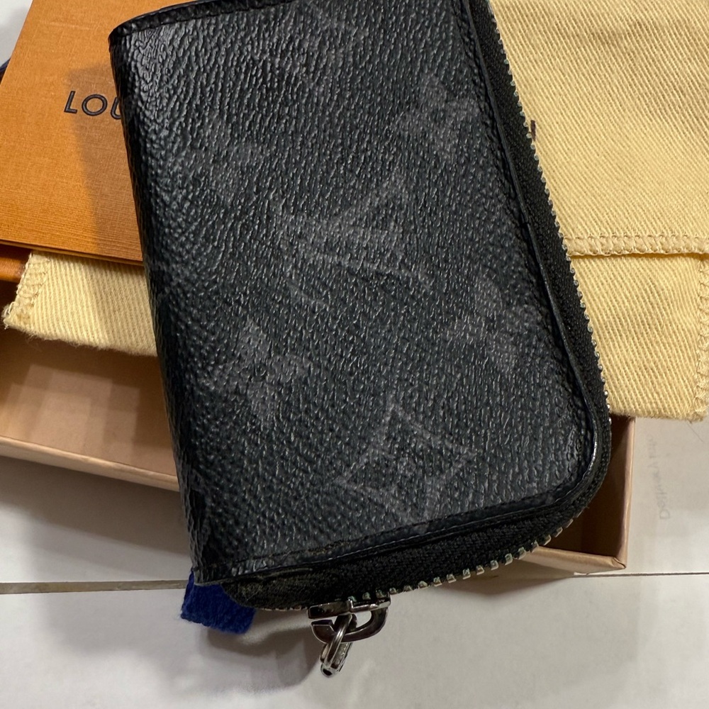 Louis Vuitton Eclipse Coin Purse Wallet Black - Picture 16 of 16